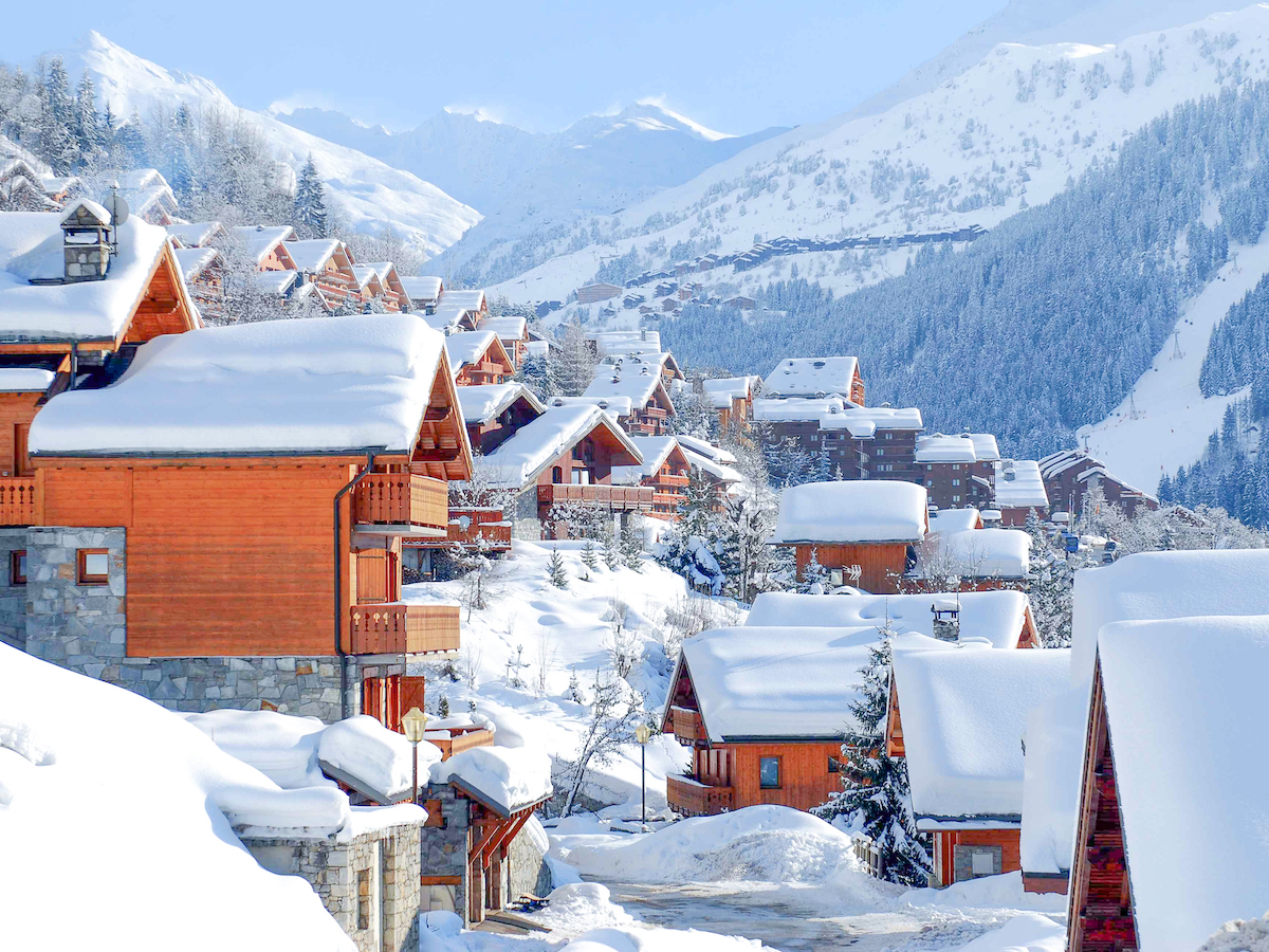 Chalets in the French Alps