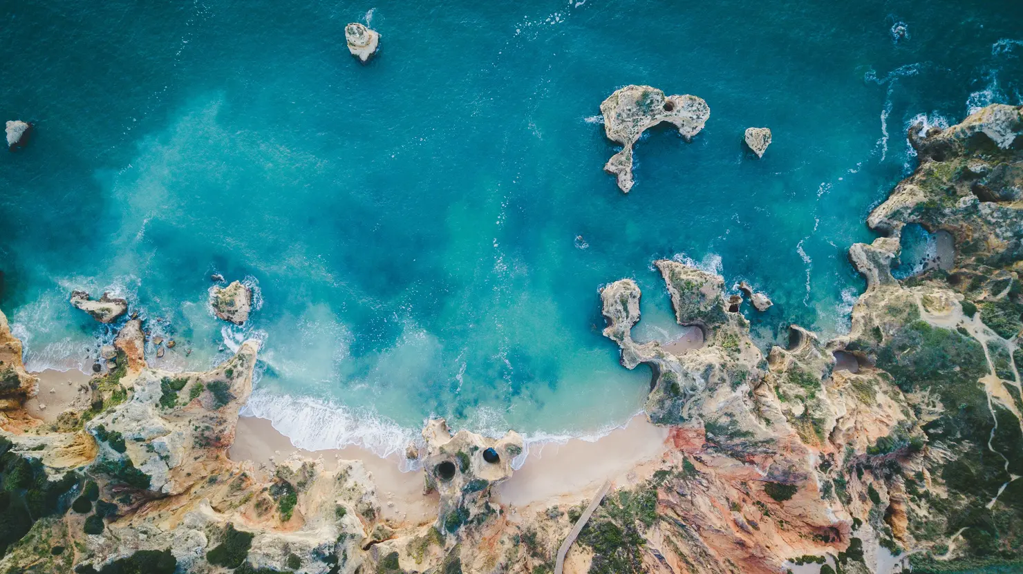 Beach in the Algarve, Portugal